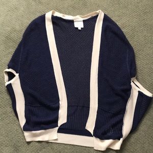 Open knit cocoon sweater